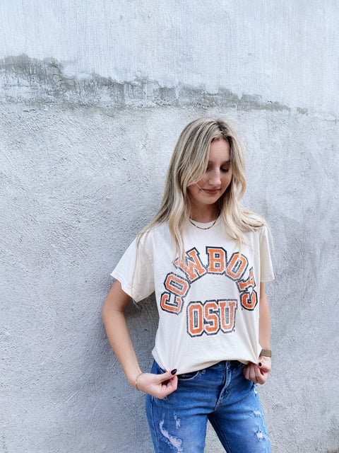 OSU Cowboys Thrifted Tee