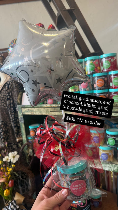 Candy + Balloon with bow