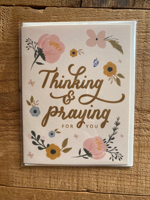 Thinking & Praying Card