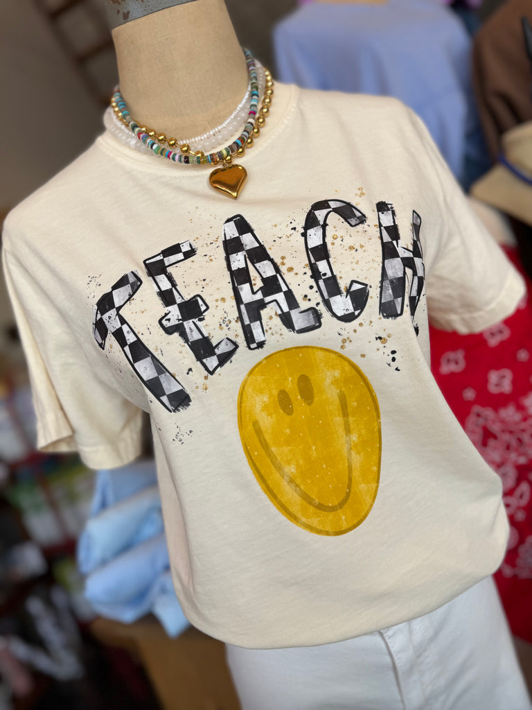 Teach Smiley Tee