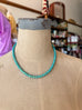 Faceted Beads with Yellow Spacers