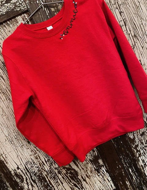Custom Christmas Light Sweatshirt