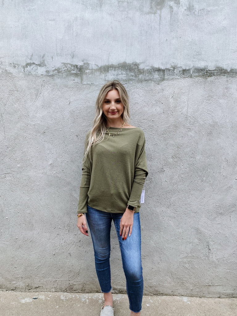 The Kenna Top / Olive
