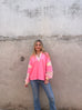 The Cali Pullover / Neon Pink