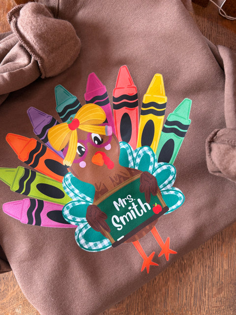 Turkey Teacher Sweatshirt