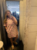 Person wearing Rosie dress in mirror picture 