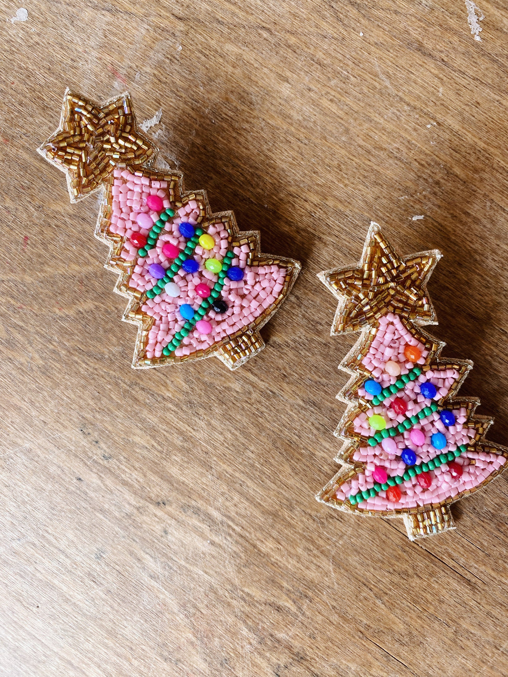 Festive Christmas Tree Earring