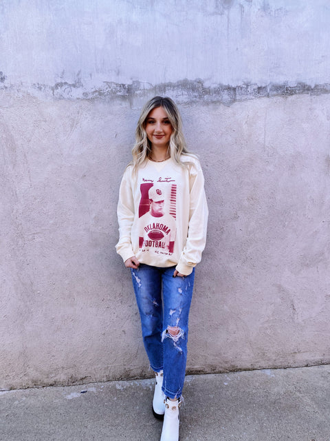 The OU Barry Switzer Sweatshirt