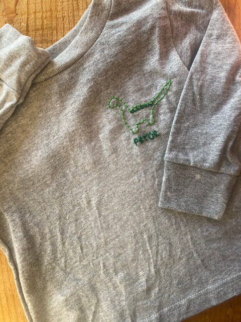 The Dino Hand Stitched Tee