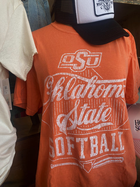 The OSU Softball Tee / Orange