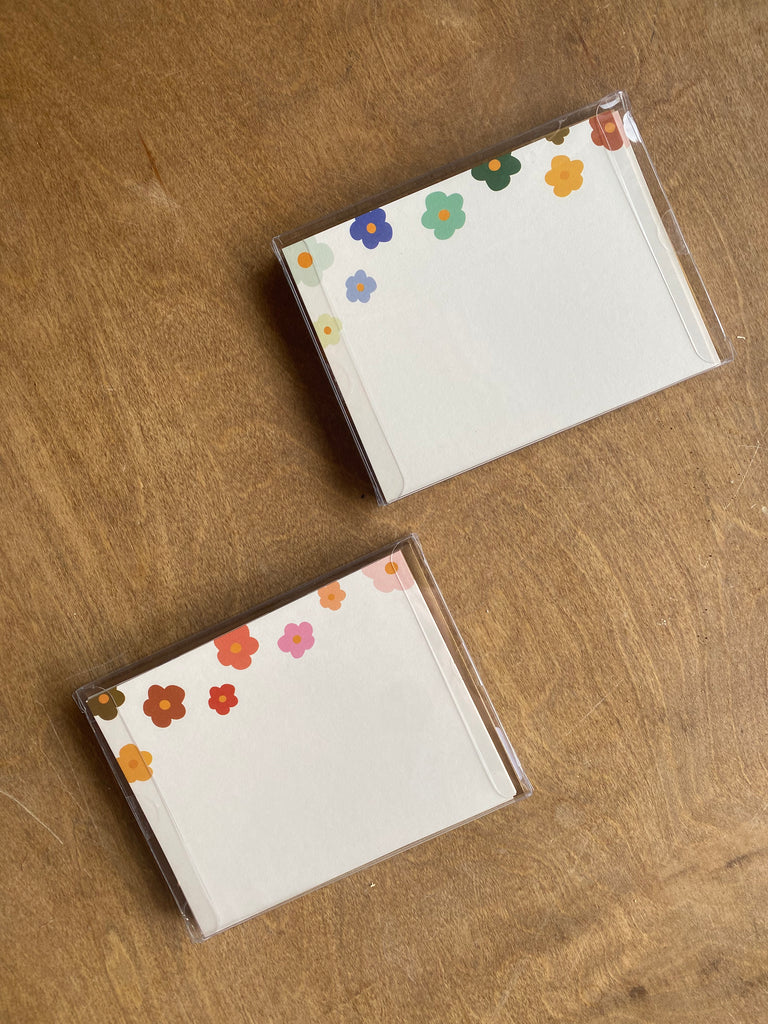 Mod Floral Notecard Set
