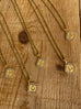 Jeweled Initial Necklace