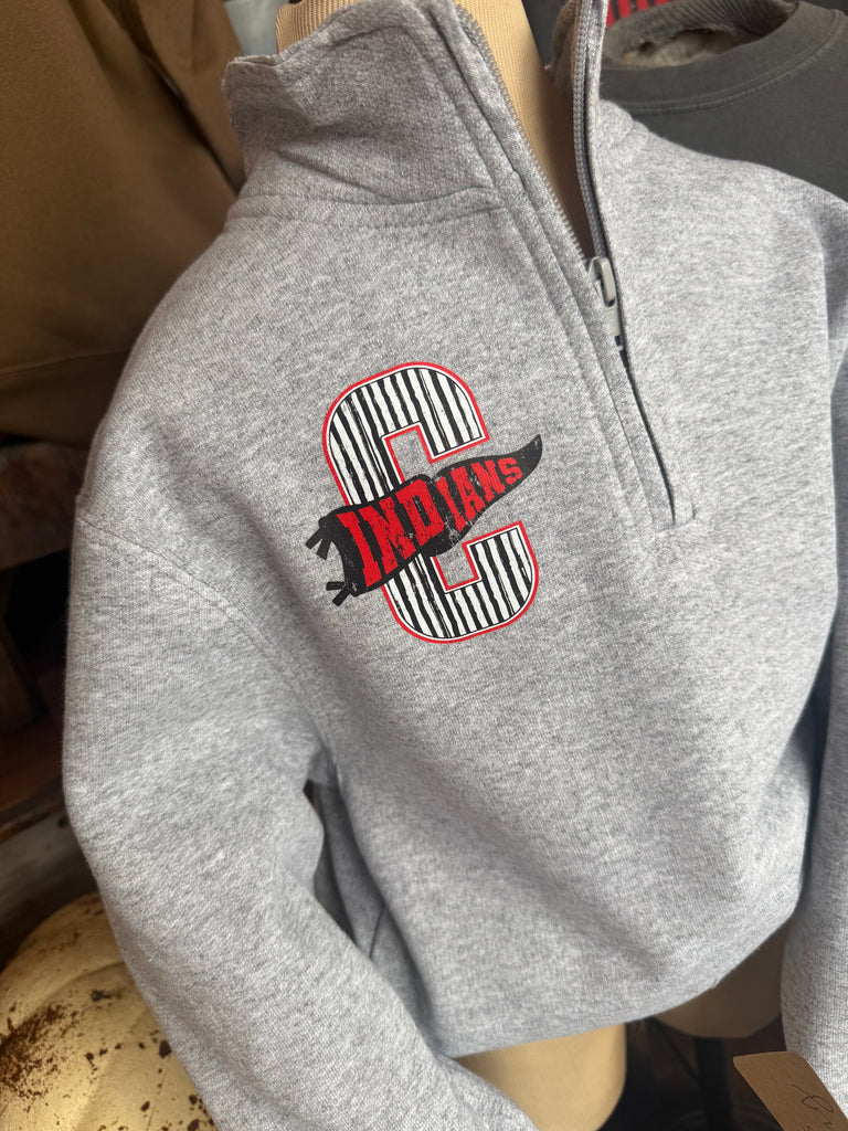 Quarter Zip Local School Sweatshirt // Youth Sizes