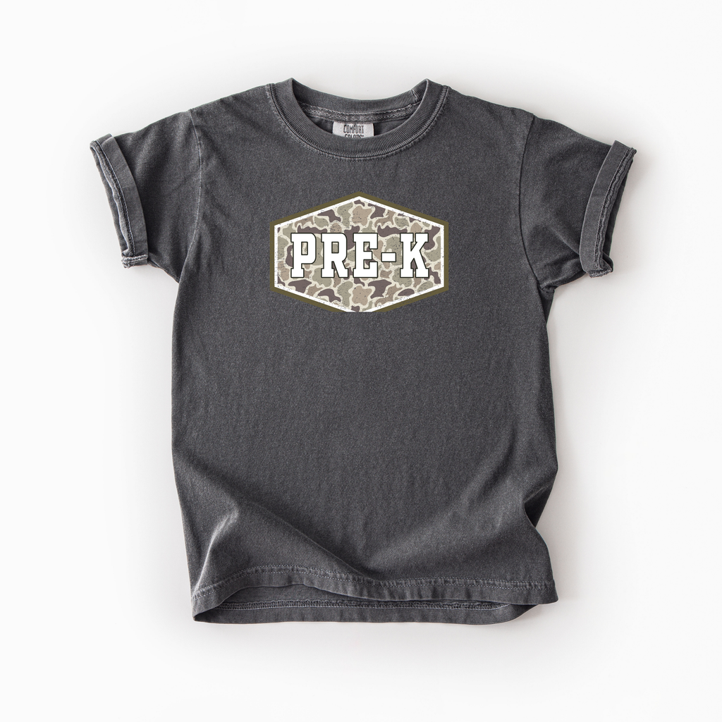 Camo Grade Tee // Comfort Colors Pepper Tee