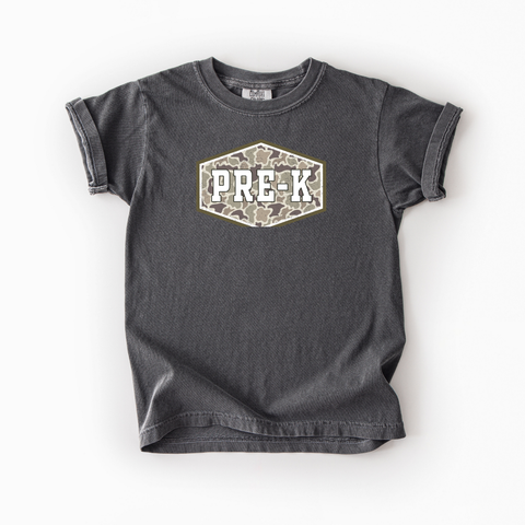Camo Grade Tee // Comfort Colors Pepper Tee