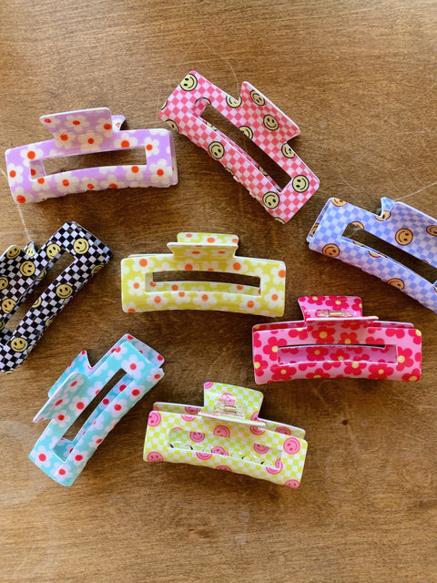 Printed Hair Clips