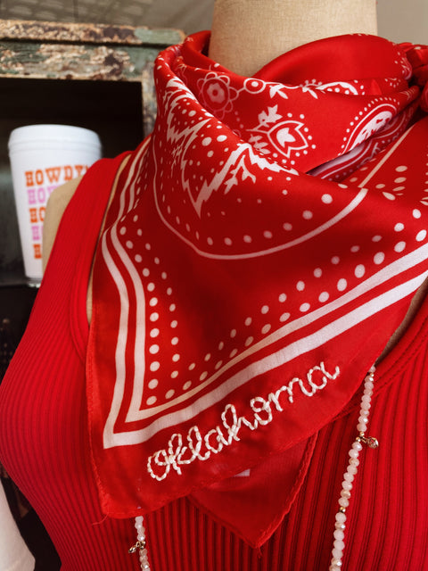 Hand Stiched Bandana Scarf