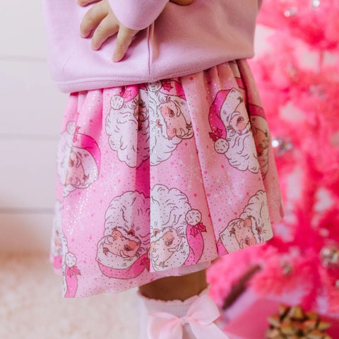 Retro Santa Pink Tutu