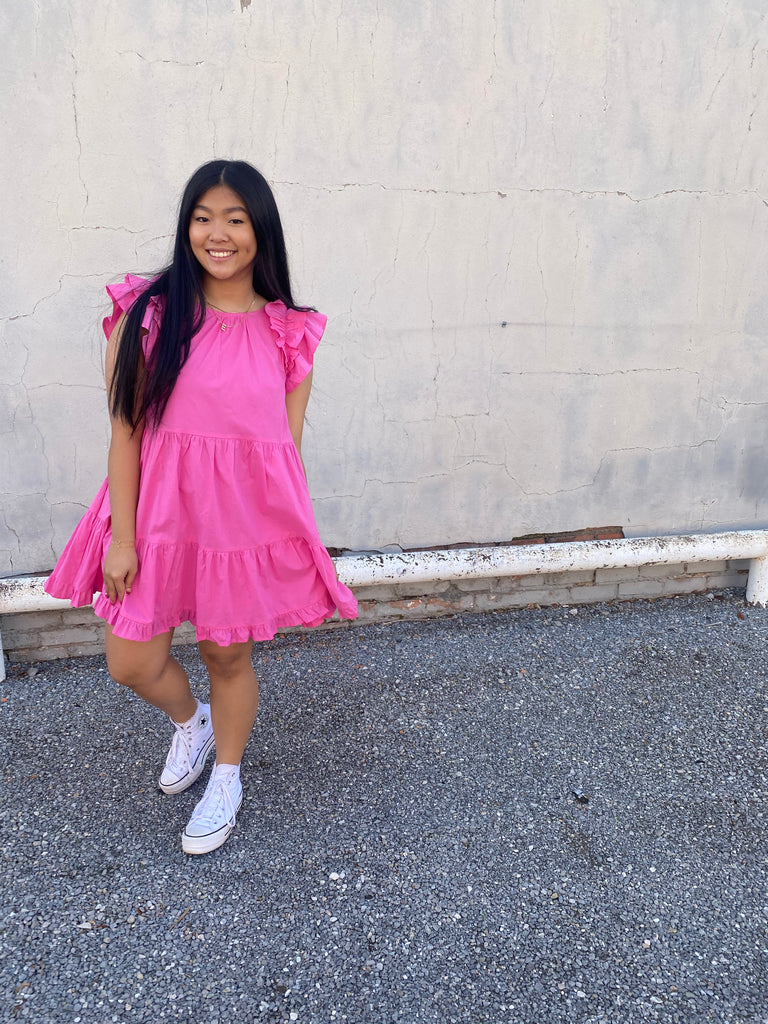 The Lucia Dress // Pink