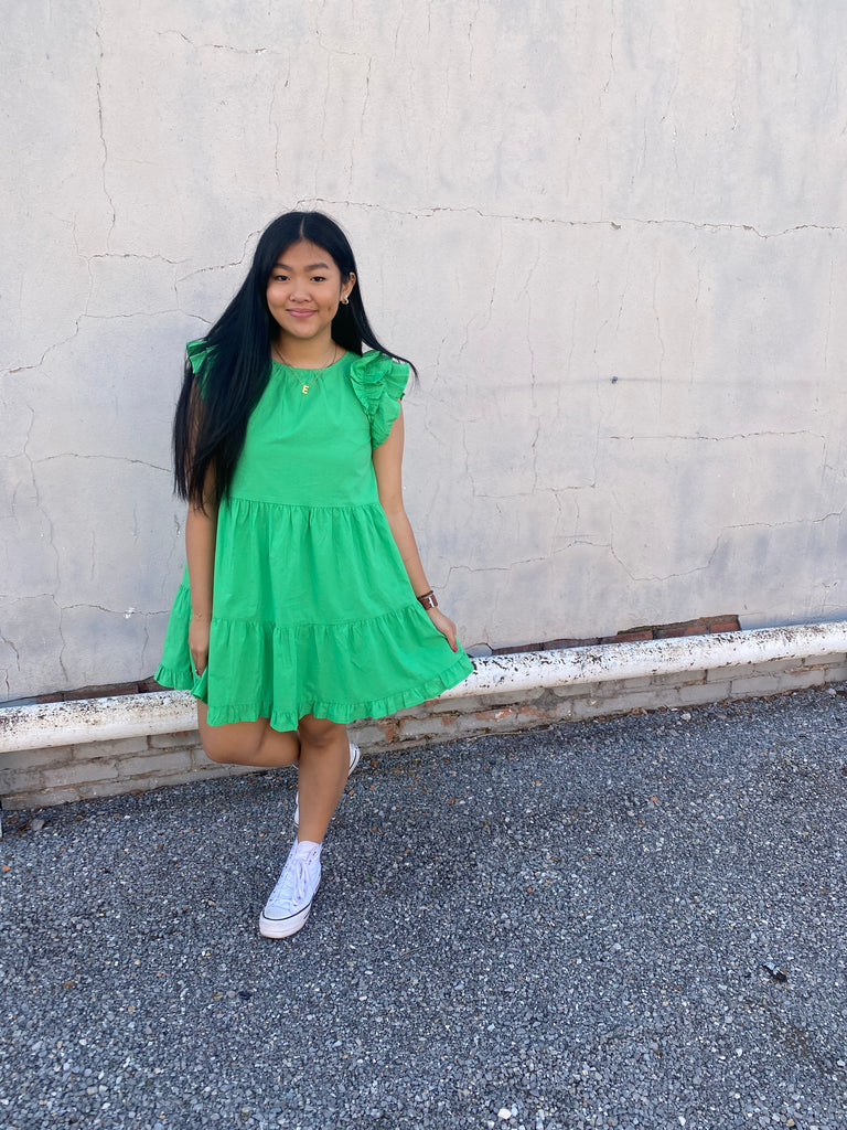 The Lucia Dress // Green