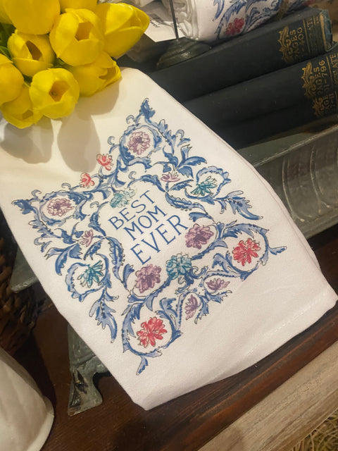Best Mom Ever Tea Towel