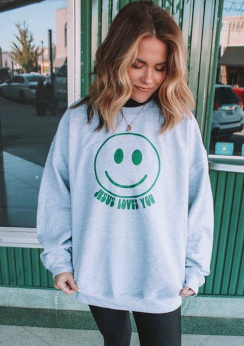 Jesus Loves You Cozy Sweatshirt